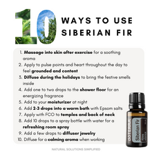 Load image into Gallery viewer, dōTERRA Siberian Fir Essential Oil - 15ml