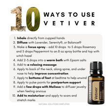 Load image into Gallery viewer, dōTERRA Vetiver Essential Oil - 15ml